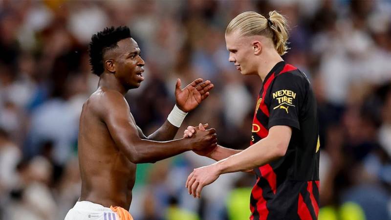 Erling Haaland và Vinicius Jr